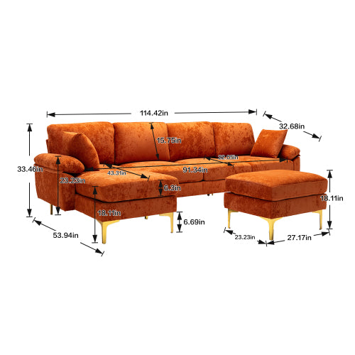 FFH Accent sofa /Living room sofa sectional sofa