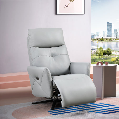 FFH Recliner Chair With Dual Motor , Euro contemporary design , Adjustable Headrest, 360° Swivel USB Charge Port, New Living Style