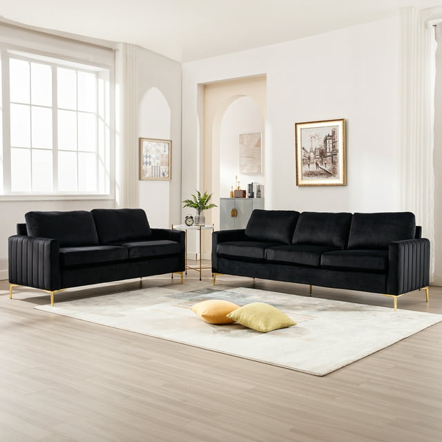 Navy 2 seater discount sofa